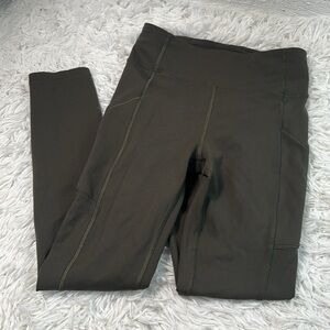Lululemon Invigorate High-Rise Tight 25" Dark Olive